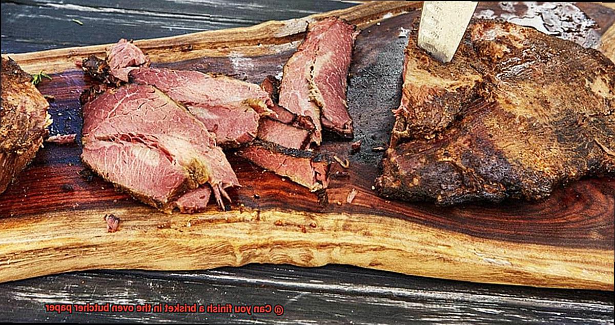 Can you finish a brisket in the oven butcher paper-7