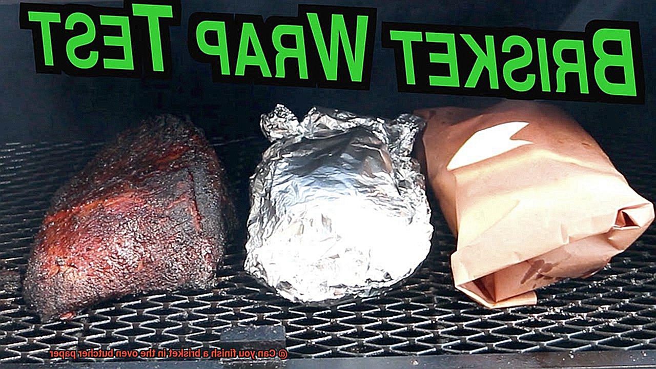 Can you finish a brisket in the oven butcher paper? Pastime Bar And Grill