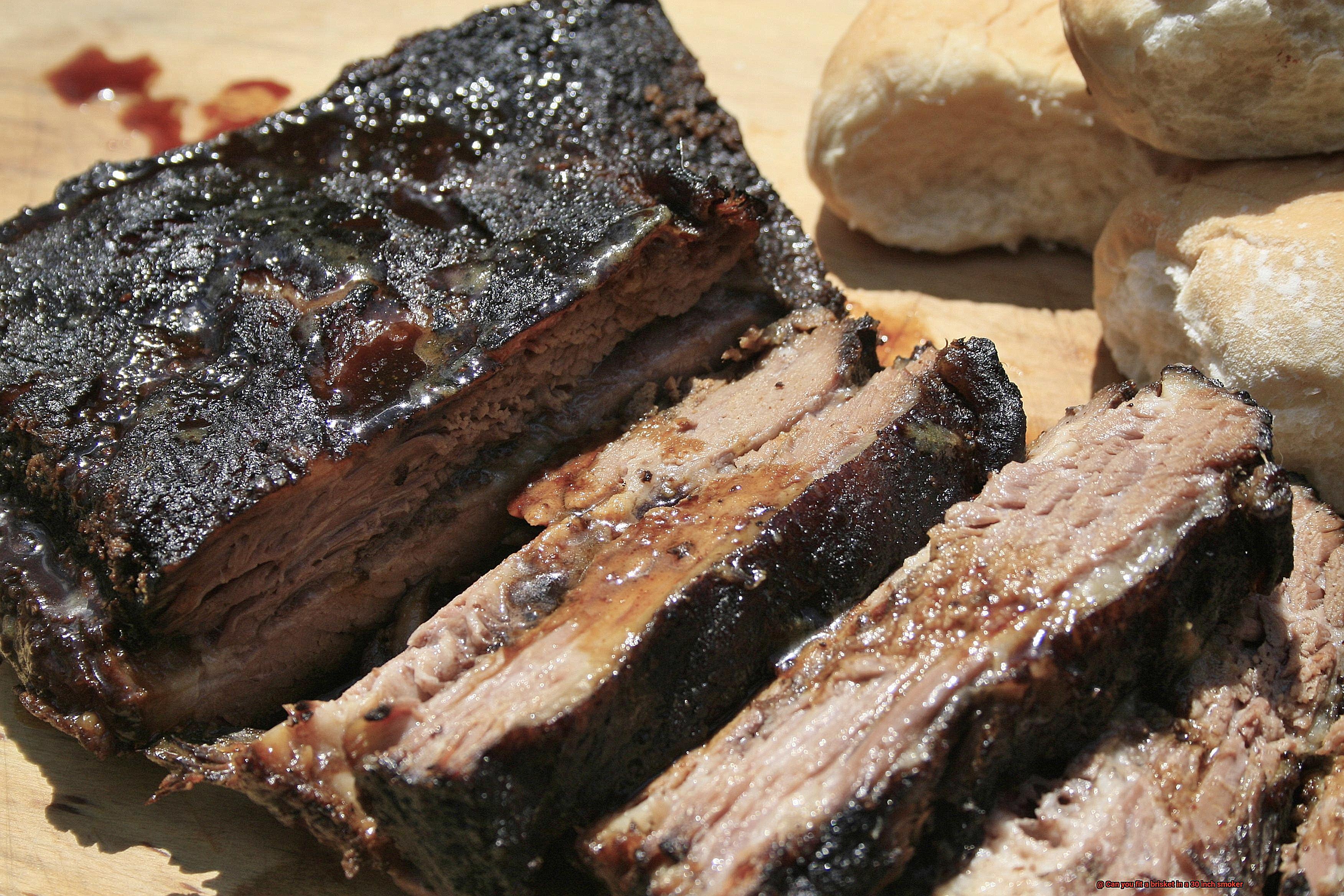 Can you fit a brisket in a 30 inch smoker-2