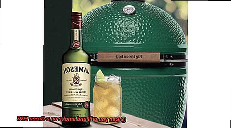 Can you grill and smoke on a Green EGG-2