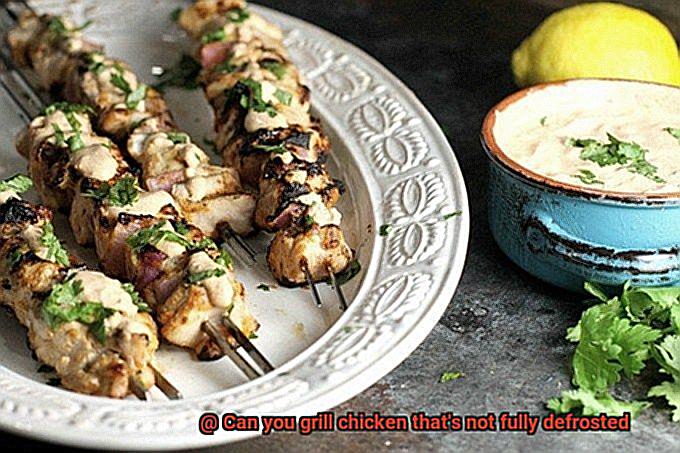 Can you grill chicken that's not fully defrosted-5