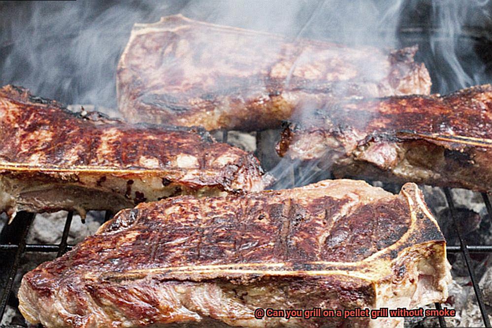 Can you grill on a pellet grill without smoke-3