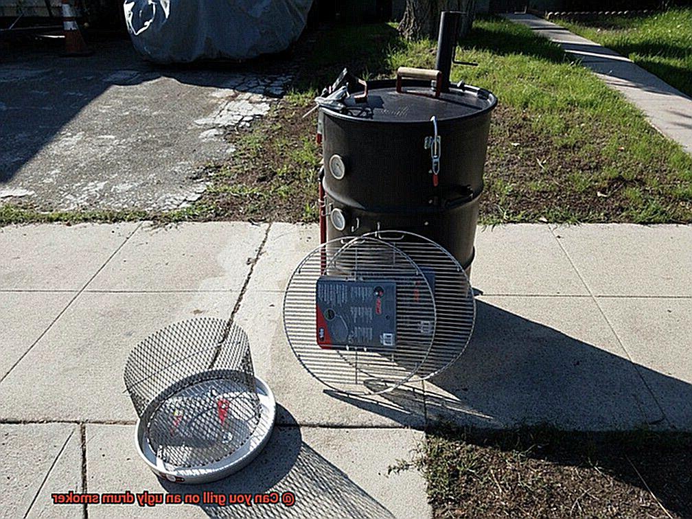 Can you grill on an ugly drum smoker-6