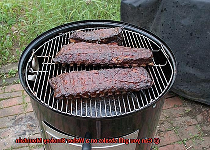 Can you grill steaks on a Weber Smokey Mountain-6