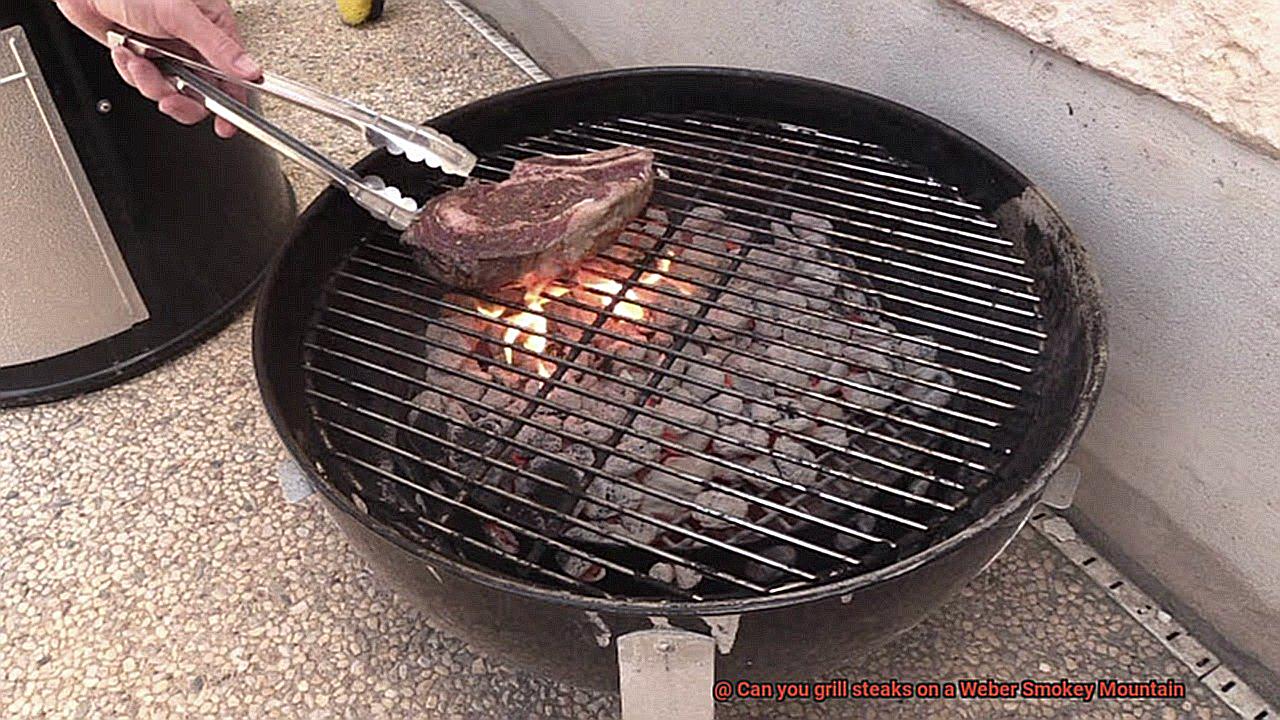Can you grill steaks on a Weber Smokey Mountain-4