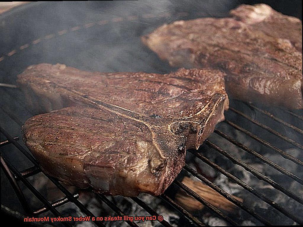 Can you grill steaks on a Weber Smokey Mountain-3