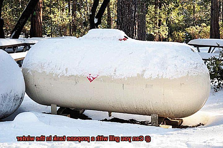 Can you grill with a propane tank in the winter-2