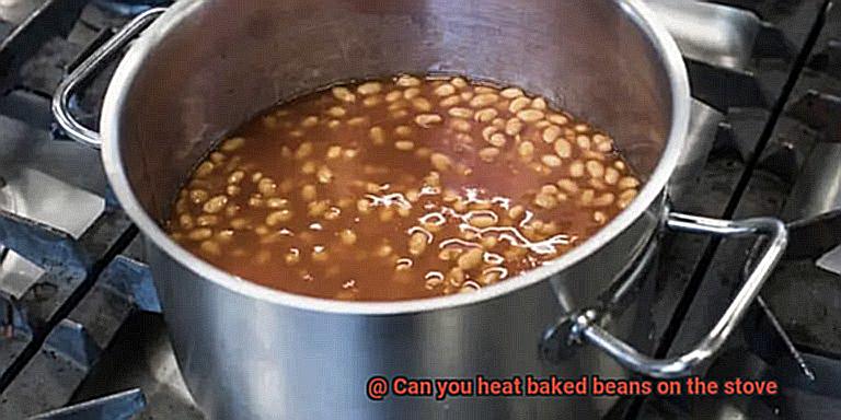 Can you heat baked beans on the stove-5