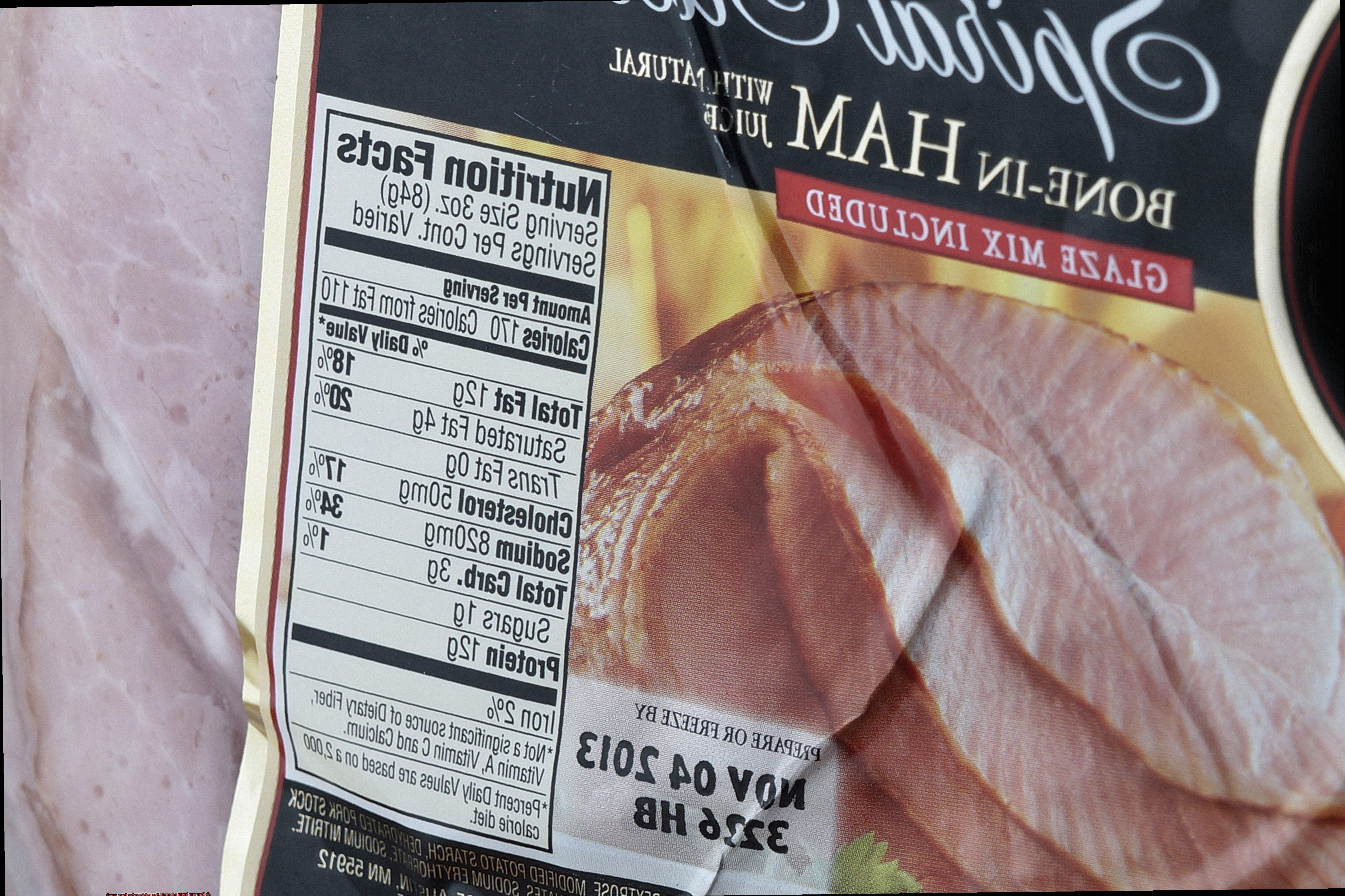 Can you keep a ham in the refrigerator for a week-4