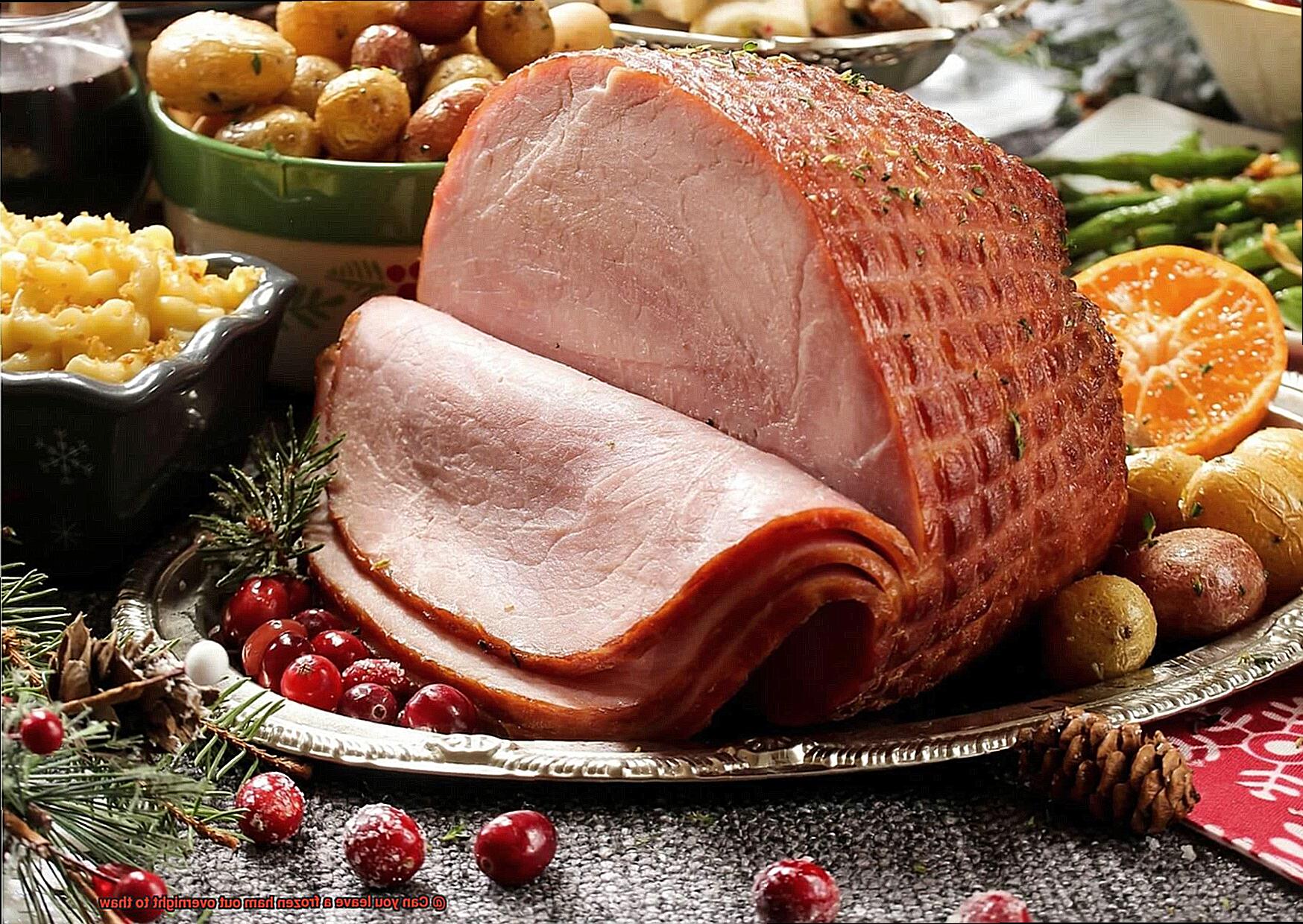Can you leave a frozen ham out overnight to thaw-2