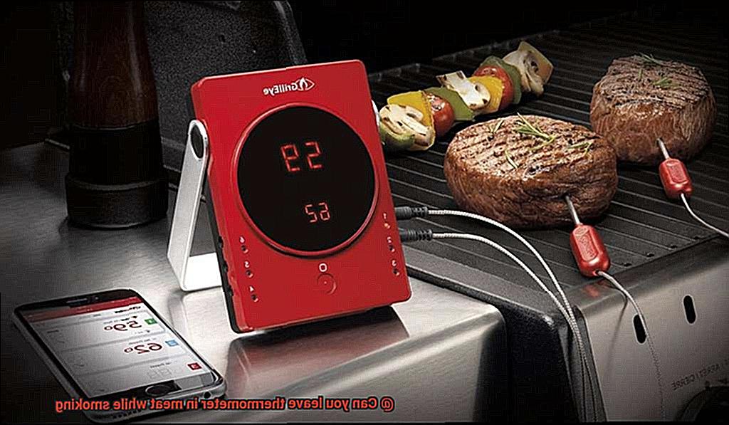 Can you leave thermometer in meat while smoking-5