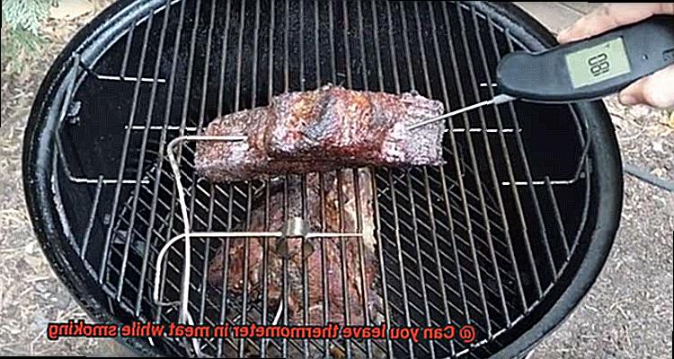 Can you leave thermometer in meat while smoking-6