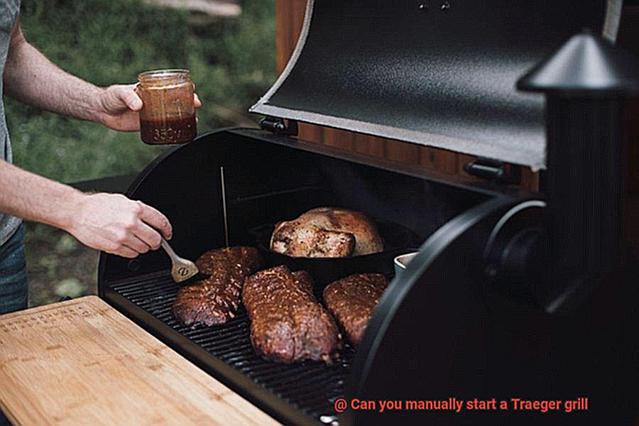 Can you manually start a Traeger grill -4