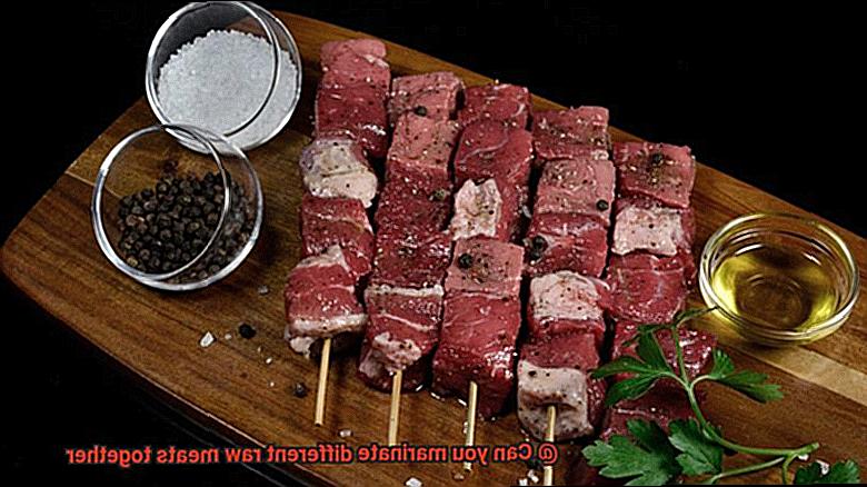 Can you marinate different raw meats together-4