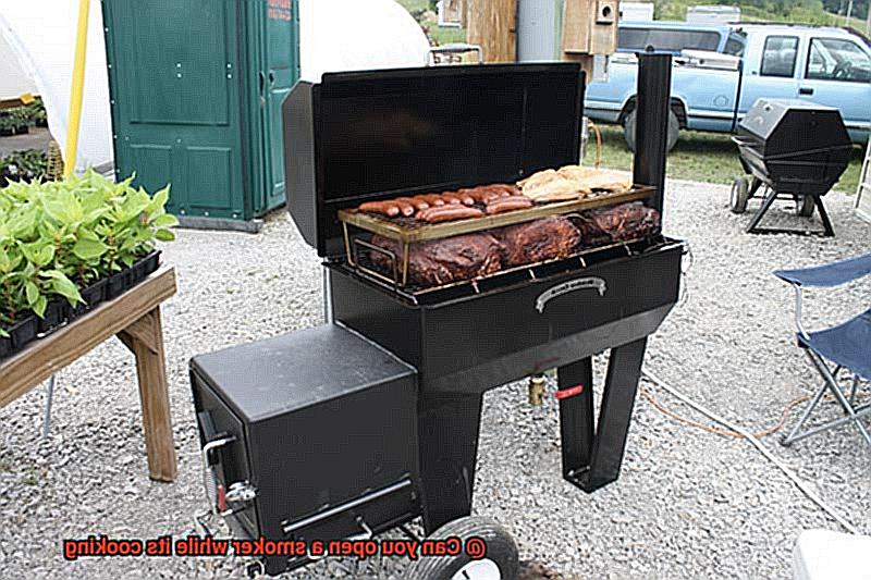 Can you open a smoker while its cooking-6