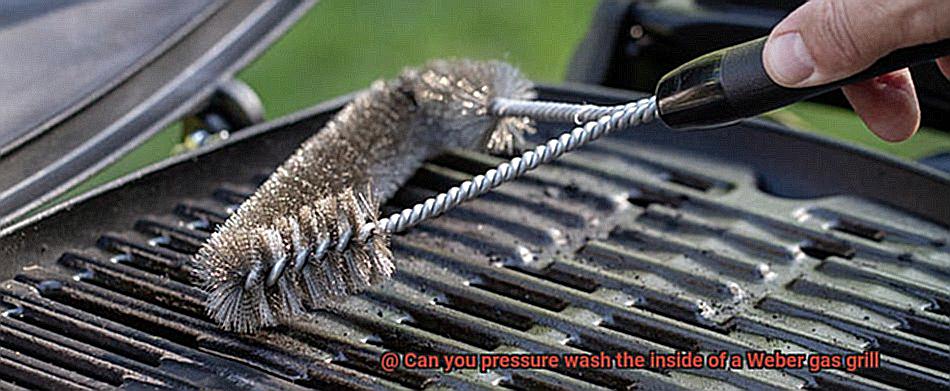 Can you pressure wash the inside of a Weber gas grill-2