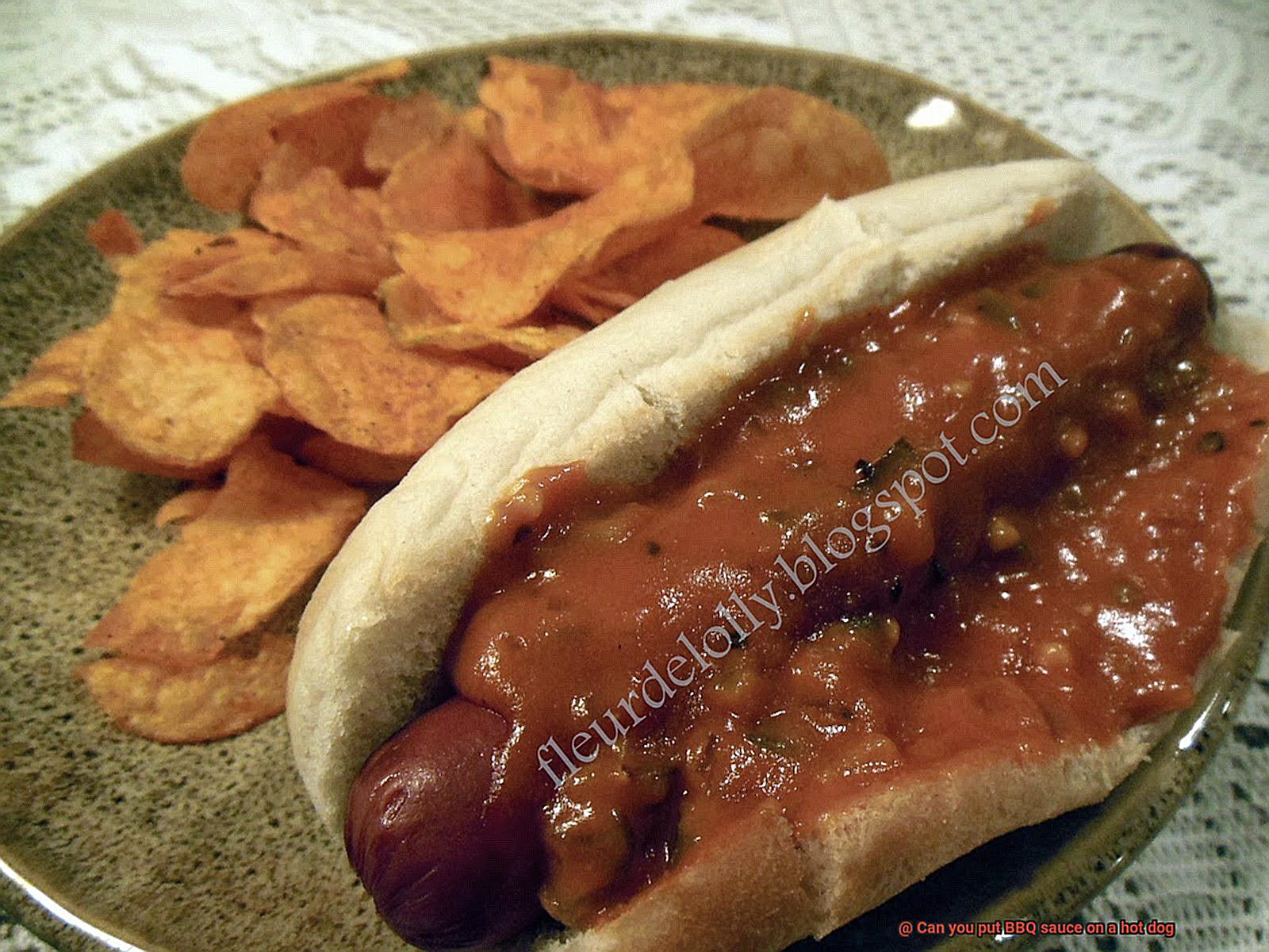 Can you put BBQ sauce on a hot dog-4