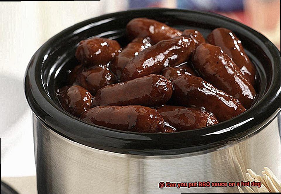 Can you put BBQ sauce on a hot dog-2