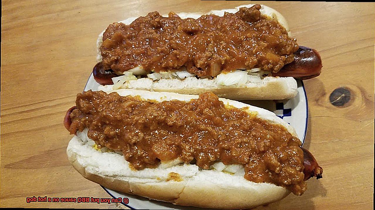 Can you put BBQ sauce on a hot dog-7