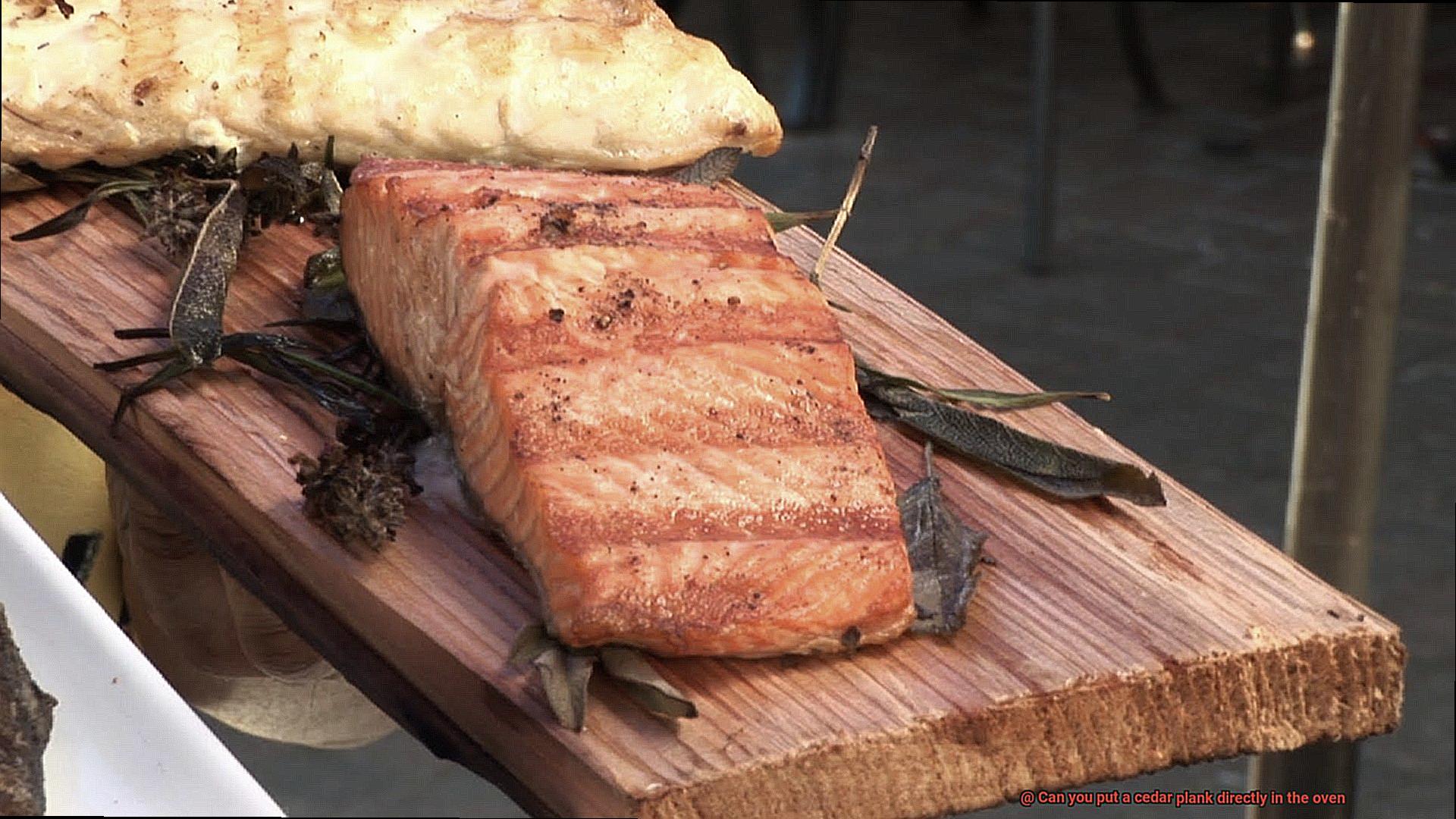 Can you put a cedar plank directly in the oven-4