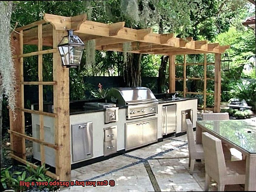 Can you put a gazebo over a grill-2