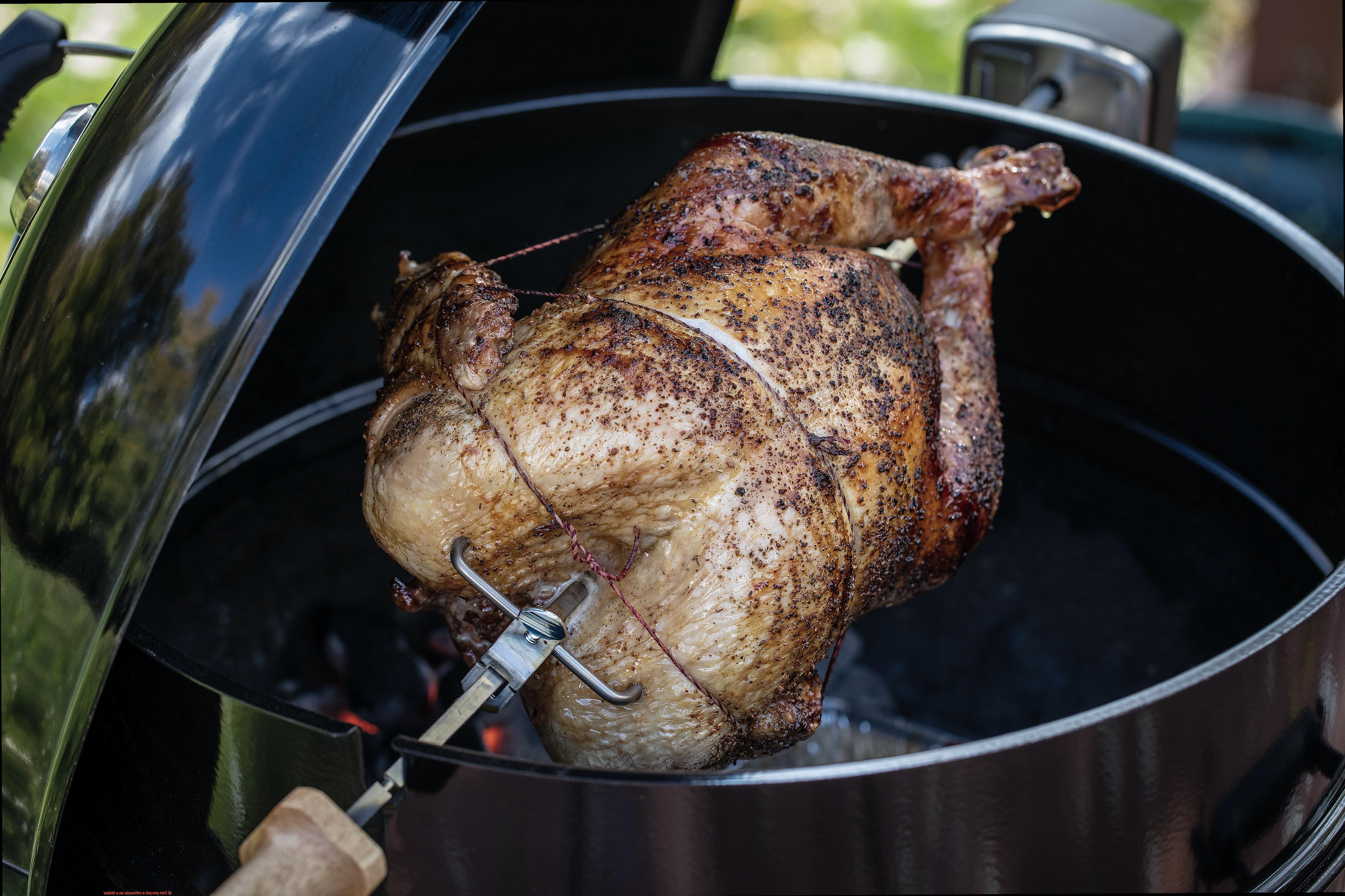 Can you put a rotisserie on a Weber-2