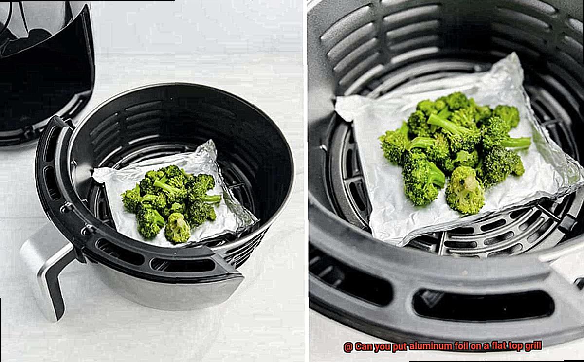 Can you put aluminum foil on a flat top grill-2