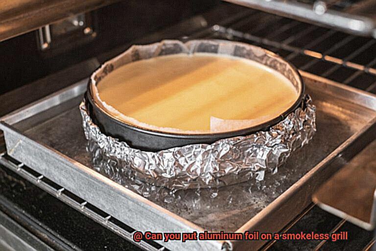 Can you put aluminum foil on a smokeless grill-8