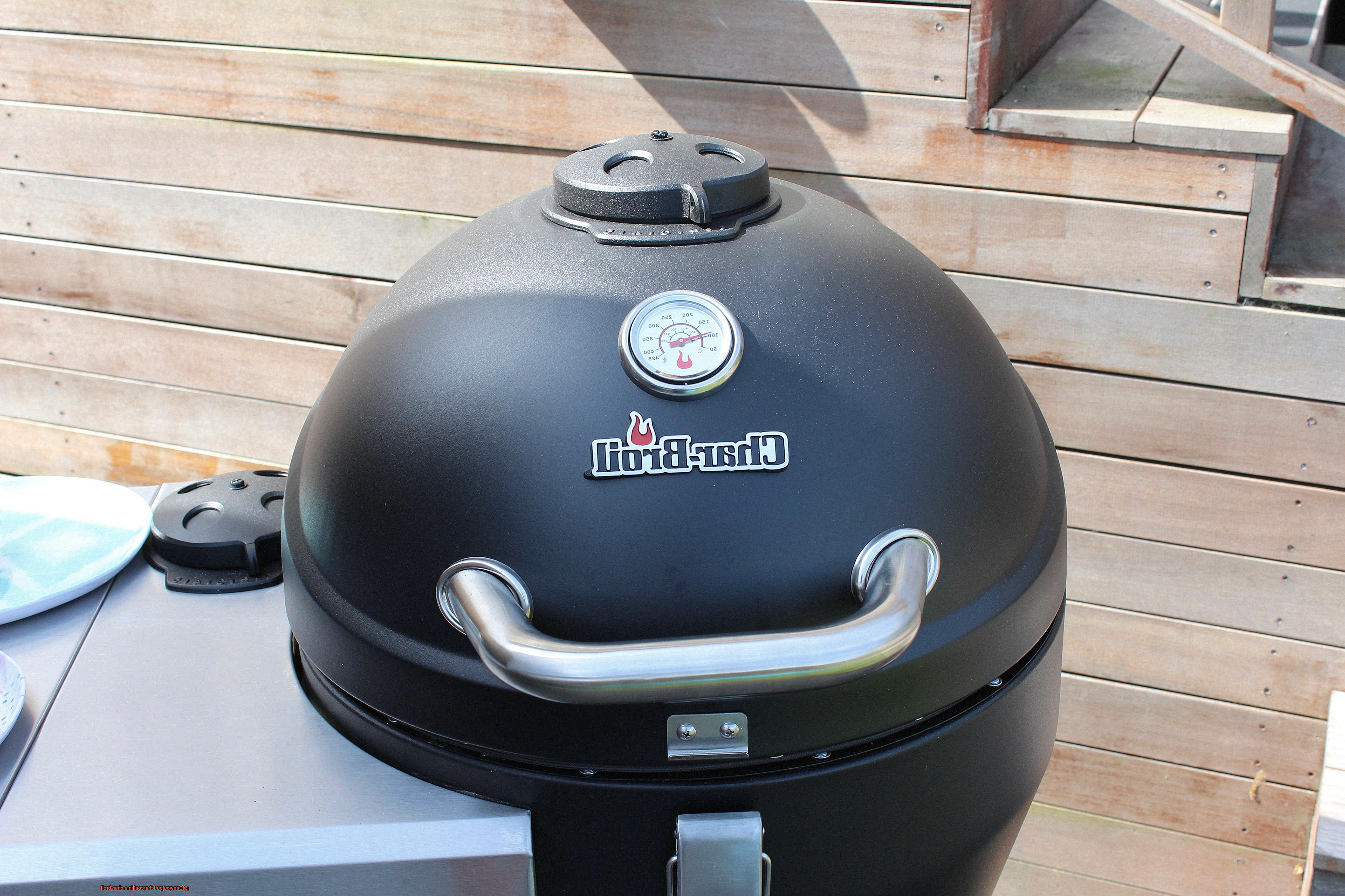 Can you put charcoal in a char-broil-4