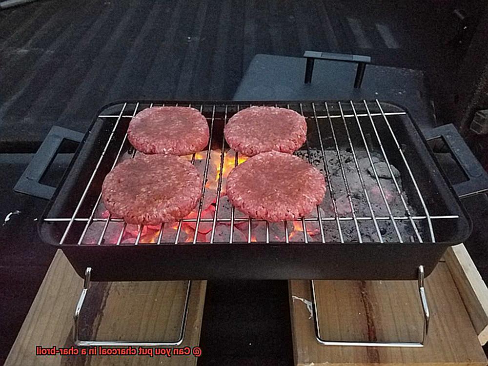 Can you put charcoal in a char-broil-3