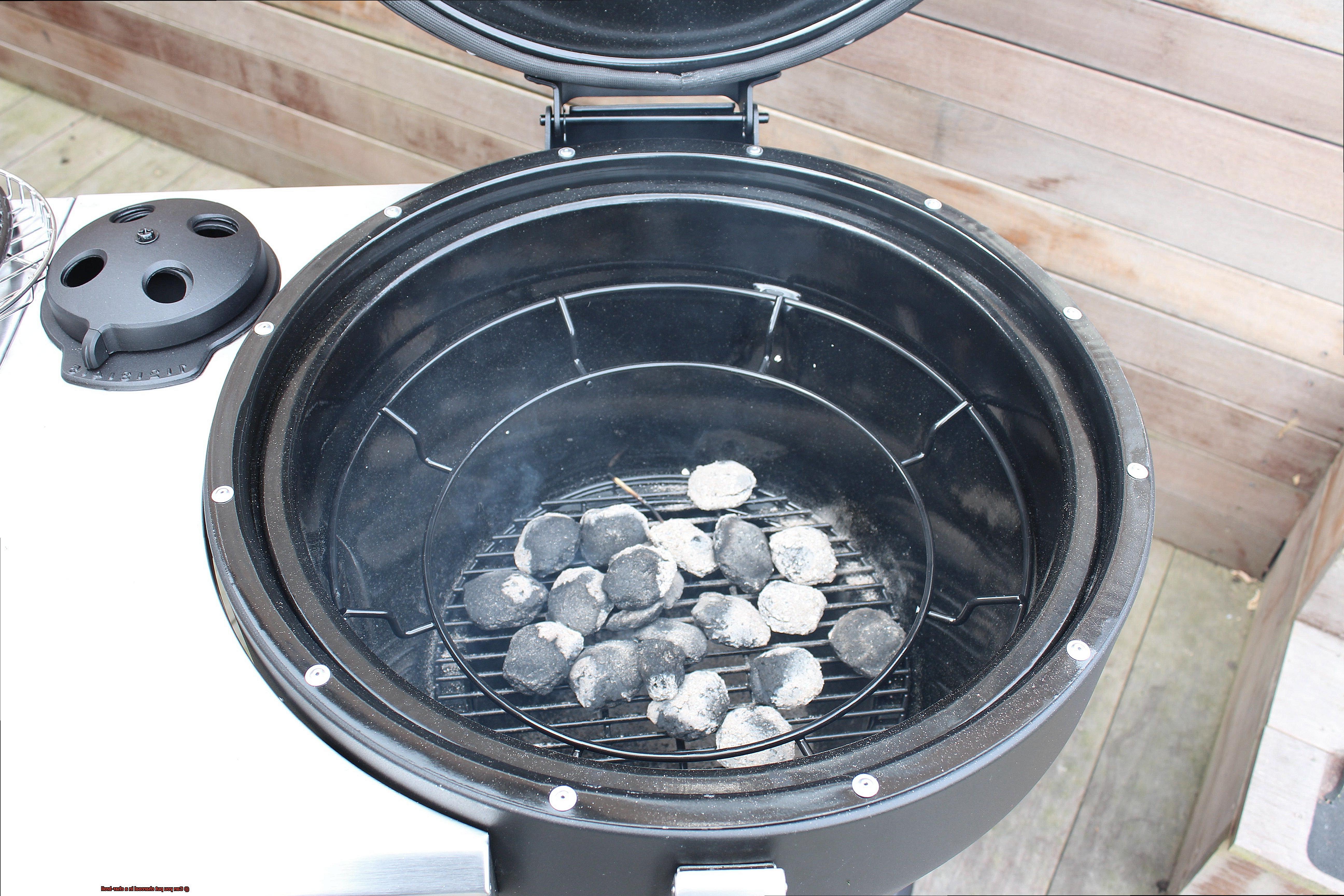 Can you put charcoal in a char-broil-5