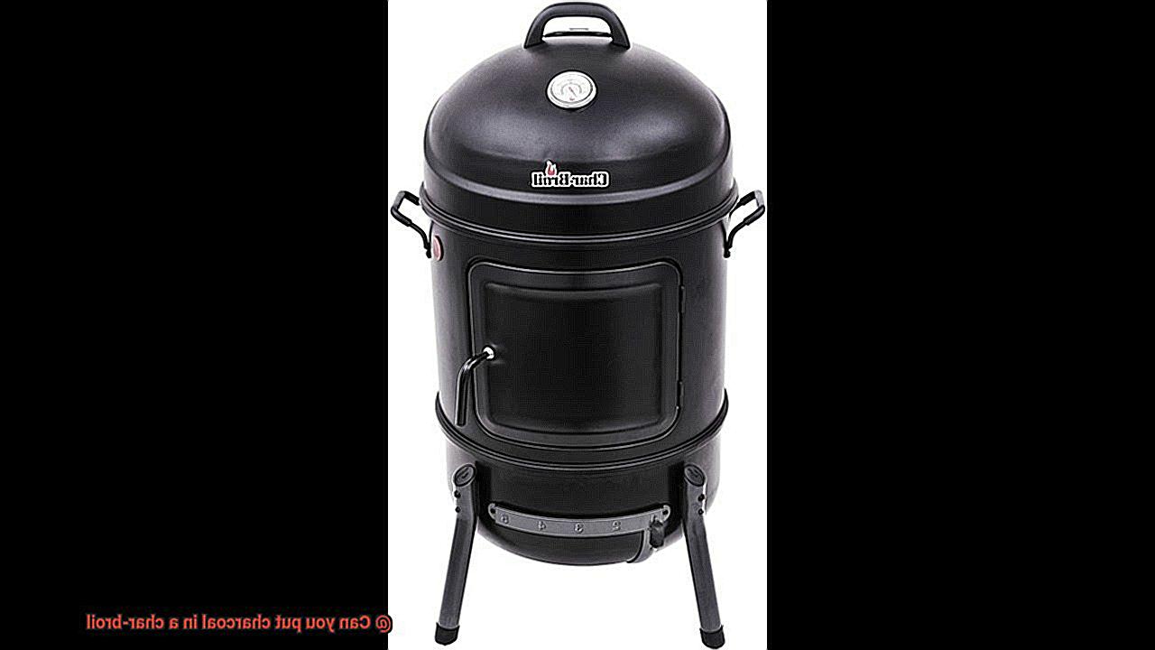 Can you put charcoal in a char-broil-2