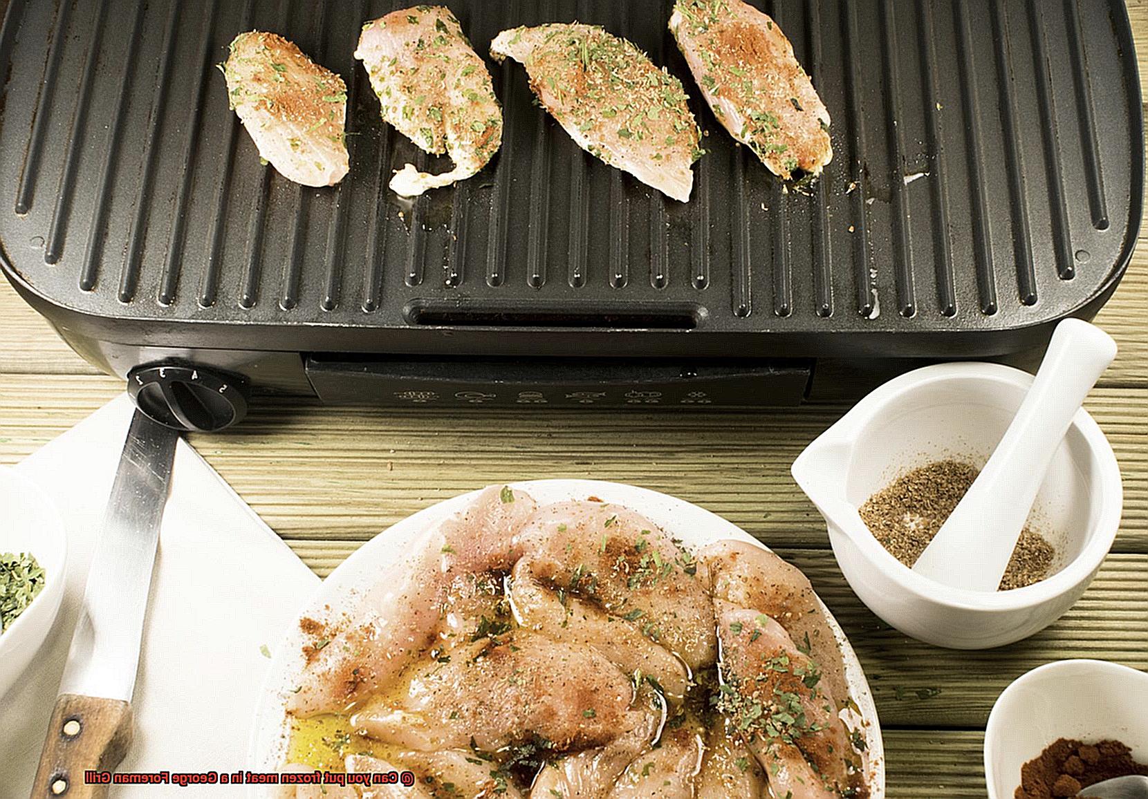 Can you put frozen meat in a George Foreman Grill-2