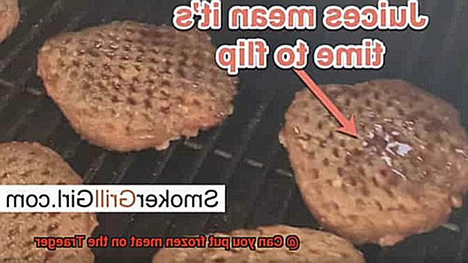 Can you put frozen meat on the Traeger-3