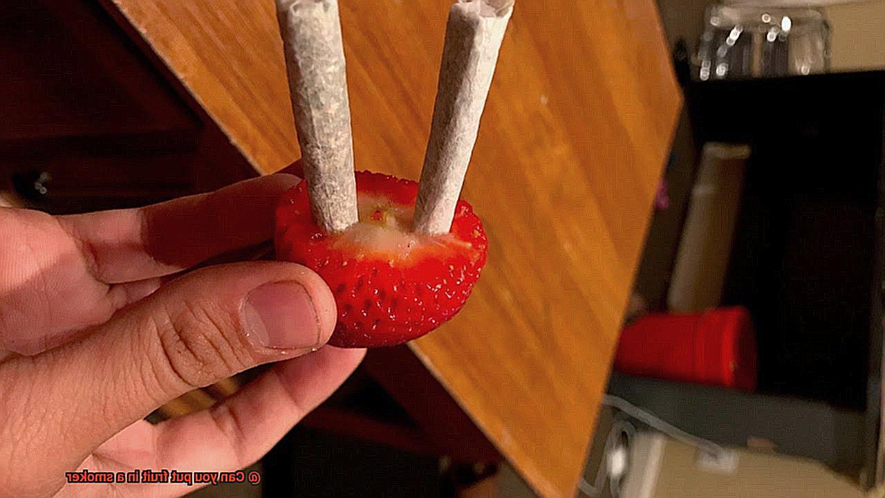 Can you put fruit in a smoker? Pastime Bar And Grill