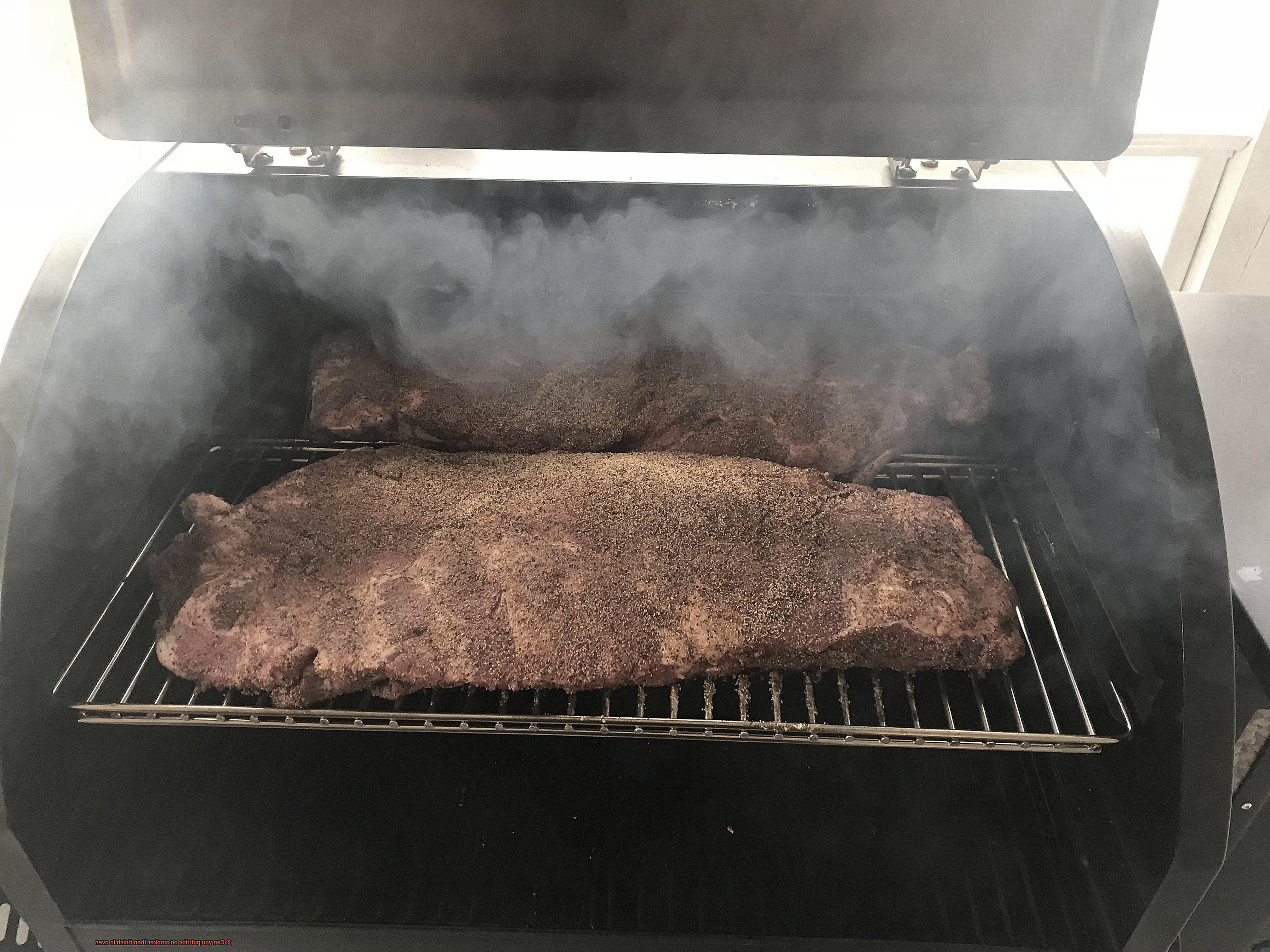 Can you put ribs on smoker then finish in oven-8