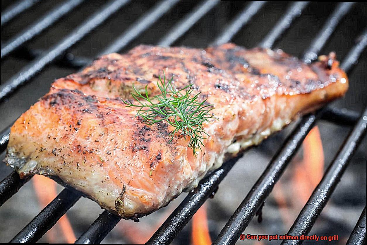 Can you put salmon directly on grill-6
