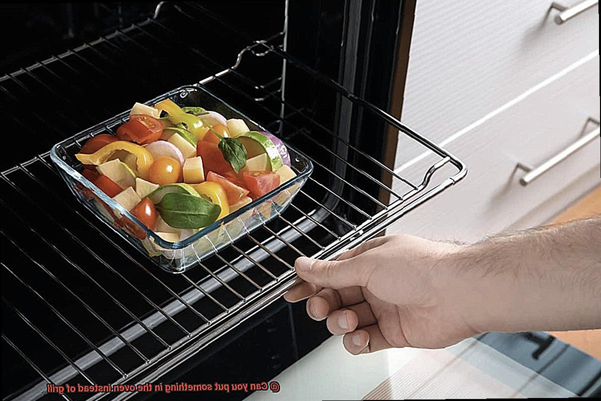Can you put something in the oven instead of grill? Pastime Bar And Grill