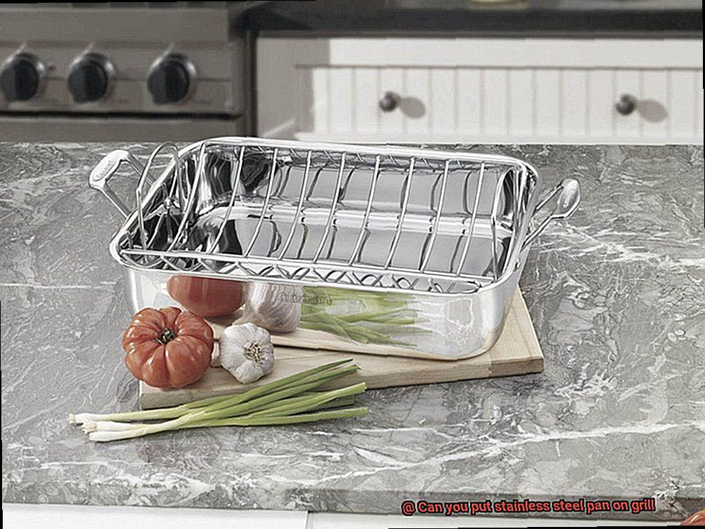 Can you put stainless steel pan on grill-2