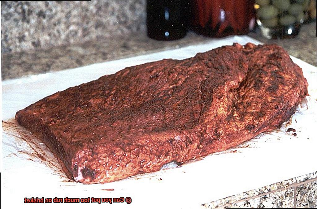 Can you put too much rub on brisket-2