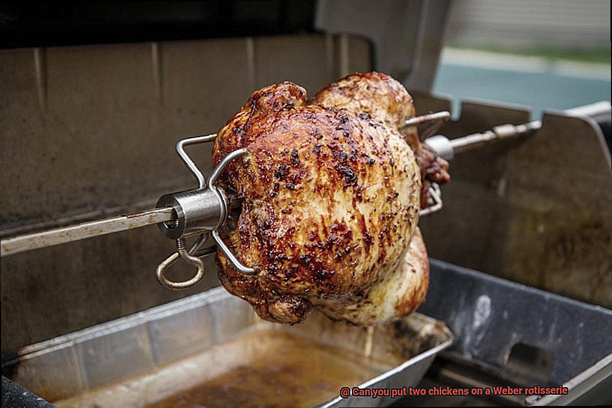 Can you put two chickens on a Weber rotisserie-2