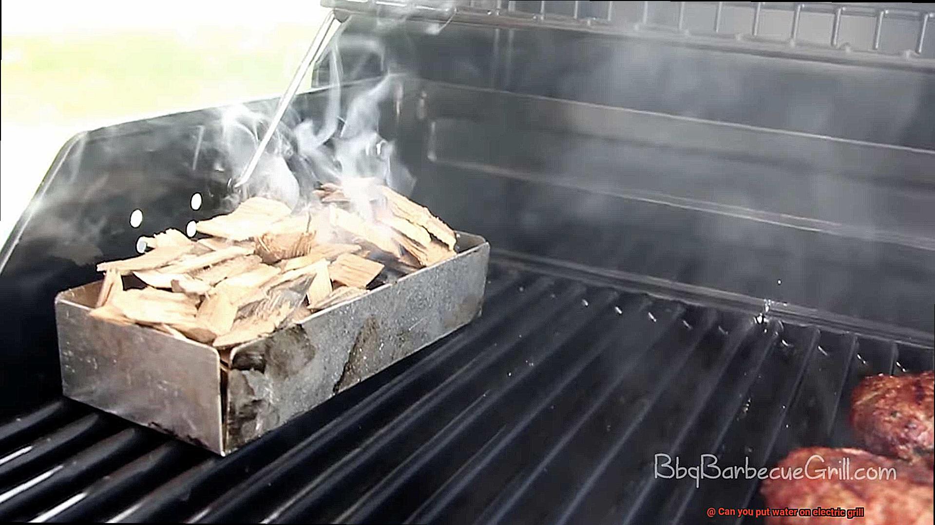 Can you put water on electric grill-6