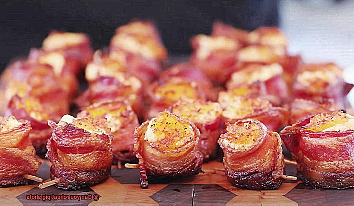 Can you reheat pig shots-3