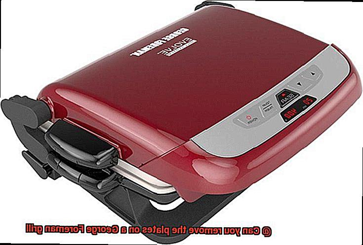 Can you remove the plates on a George Foreman grill-3