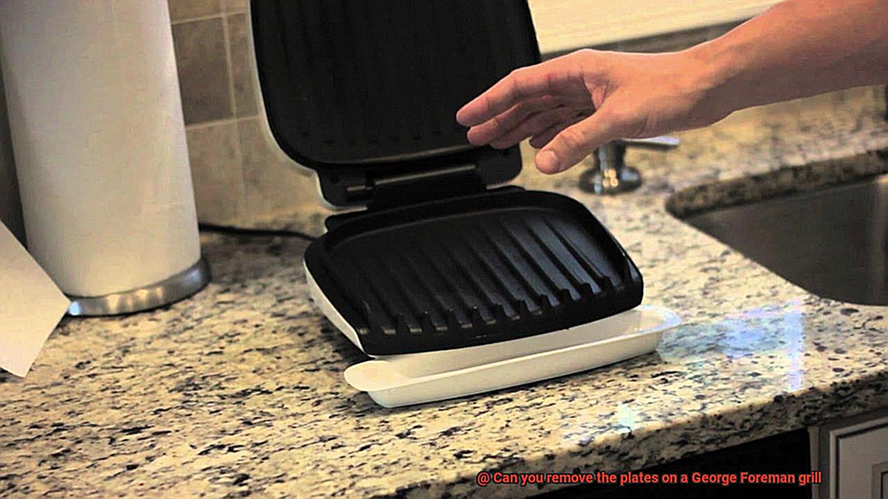 Can you remove the plates on a George Foreman grill-2