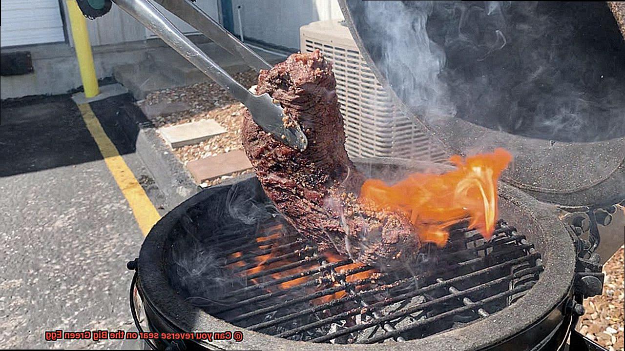 Can you reverse sear on the Big Green Egg-9