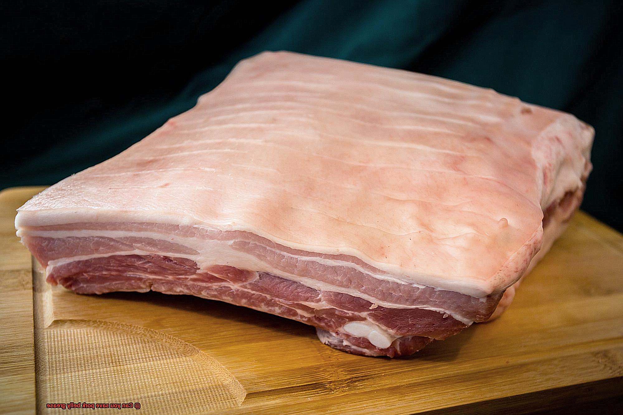 Can you save pork belly grease-2