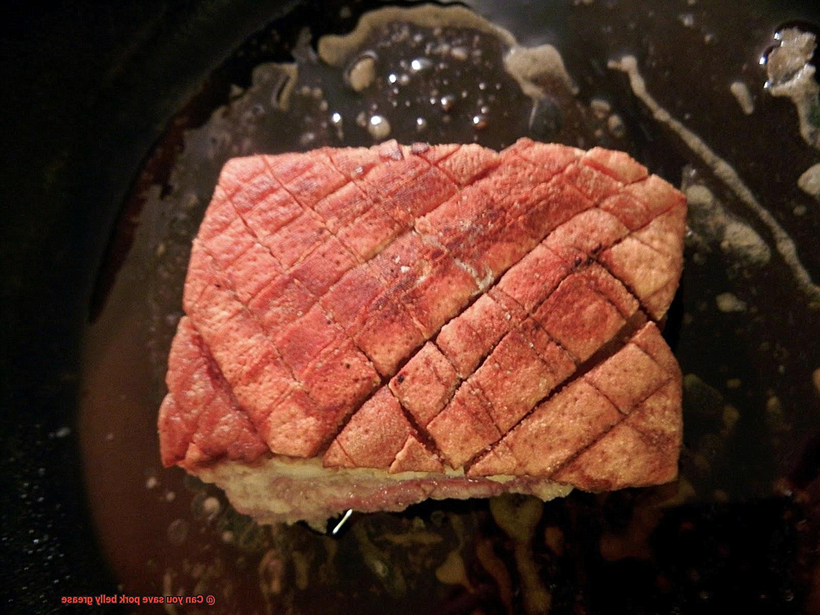 Can you save pork belly grease-4