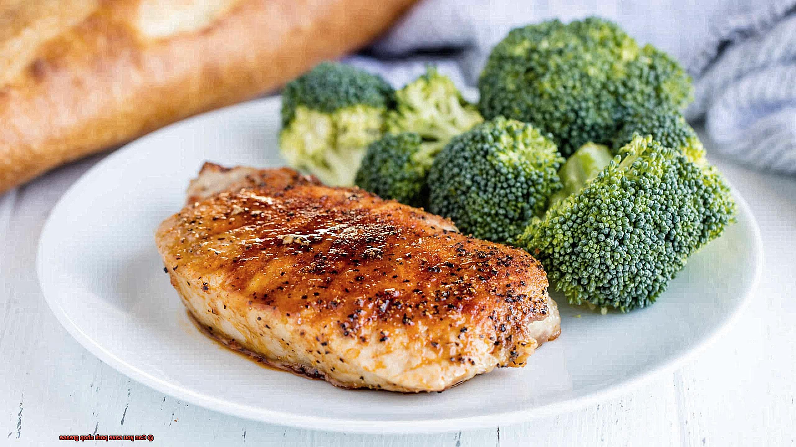 Can you save pork chop grease-2