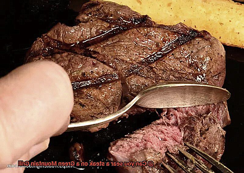 Can you sear a steak on a Green Mountain Grill-3
